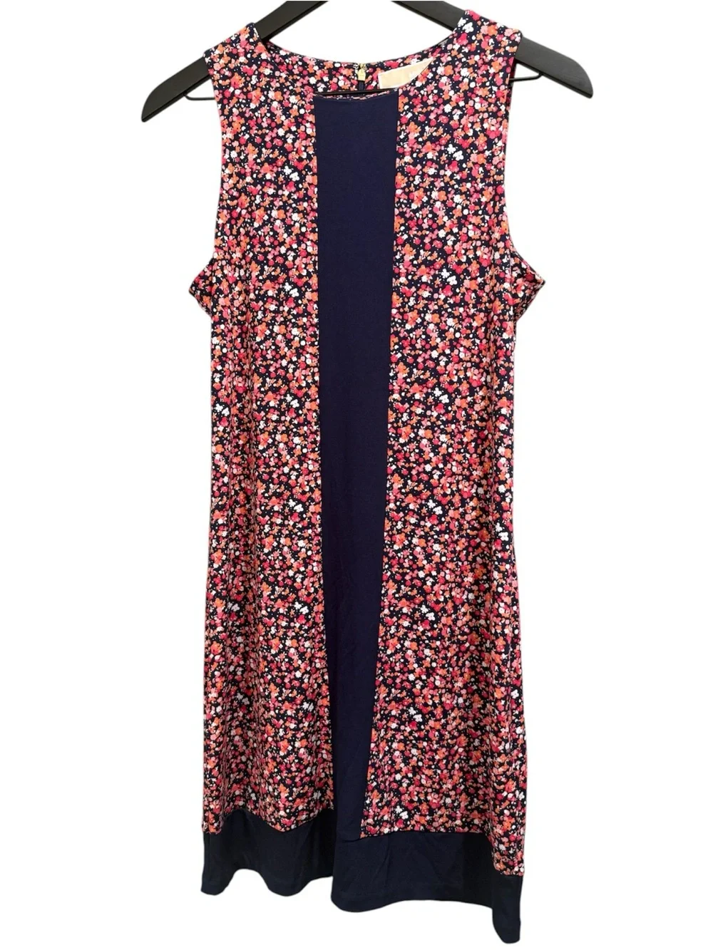 Michael Kors Sleeveless Floral Dress Multi Color Print Size Medium